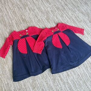 Florence Eiseman Twin ladybug dresses